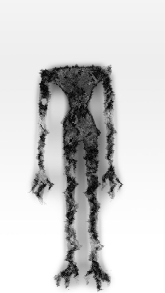Monster gemaakt met textuur