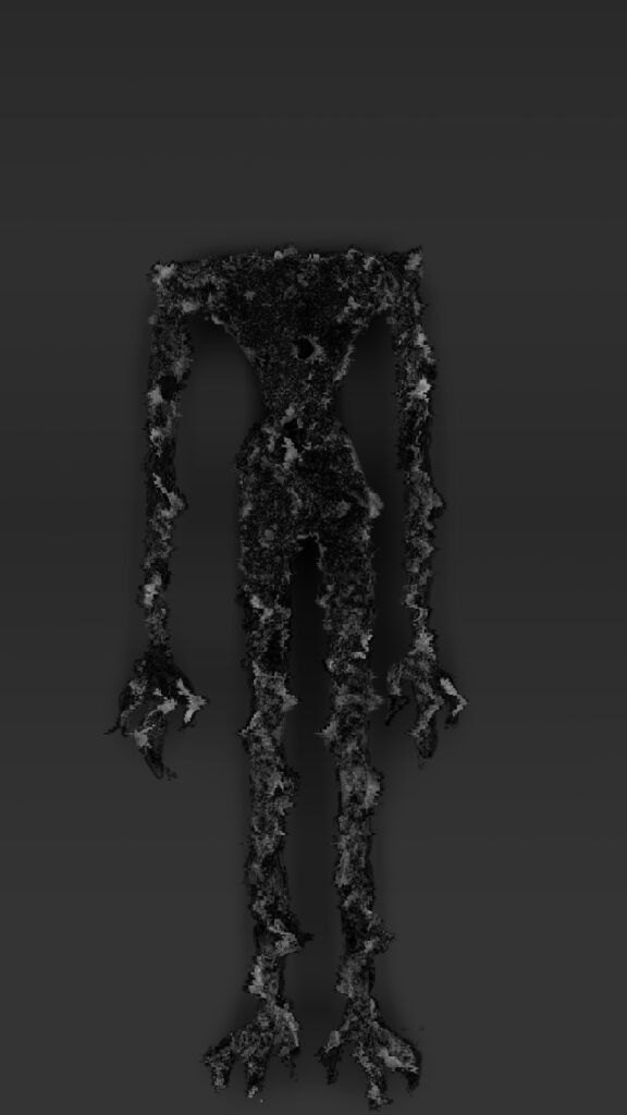 Monster gemaakt met textuur