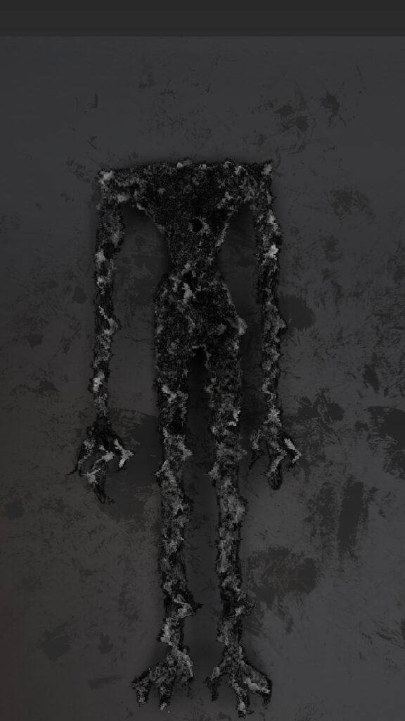Monster gemaakt met textuur