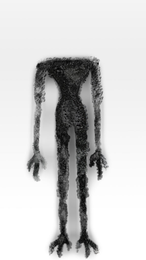 Monster gemaakt met textuur