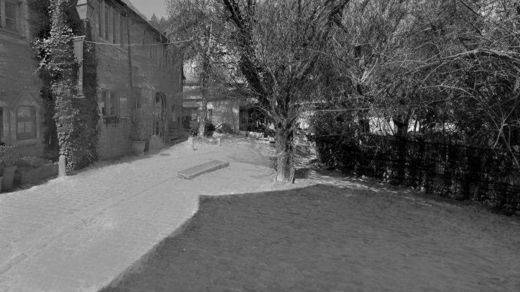 Achtergrond van een straat in de stad